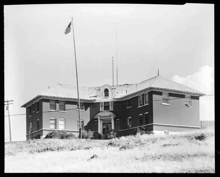 County Courthouse Adams, 1967 Kyle Laughlin Photograph Collection
