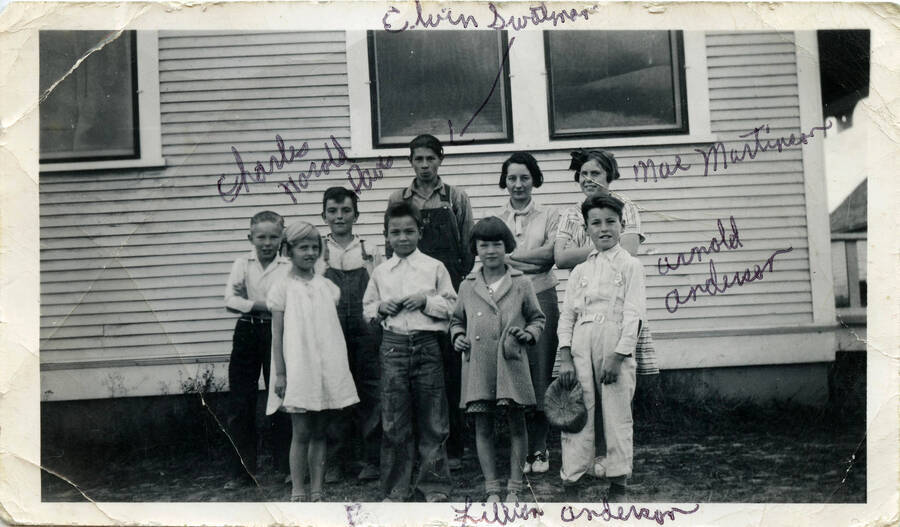 Burden School Children Latah County Community Heritage Collection