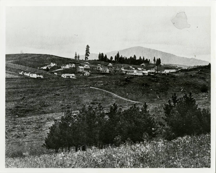 View of Princeton, ID Latah County Community Heritage Collection