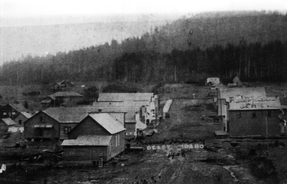 Looking north at Deary [04] Ott Historical Photograph Collection