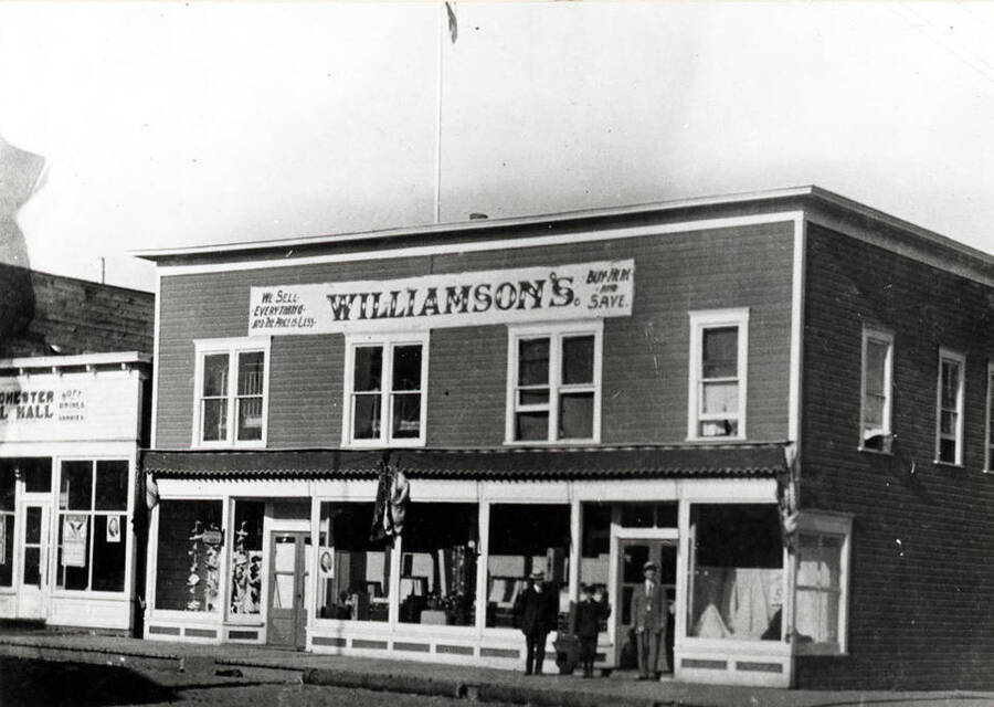 Williamson store in Winchester, Idaho Ott Historical Photograph