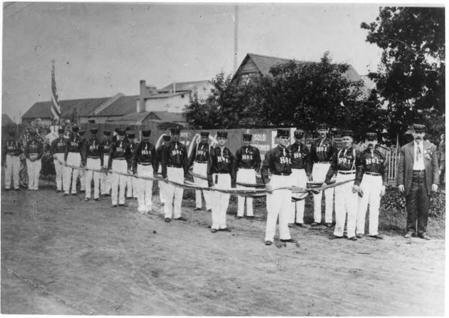 Moscow Fire Department, Hose Cart Co. No. 1, July 4, 1909 Ott
