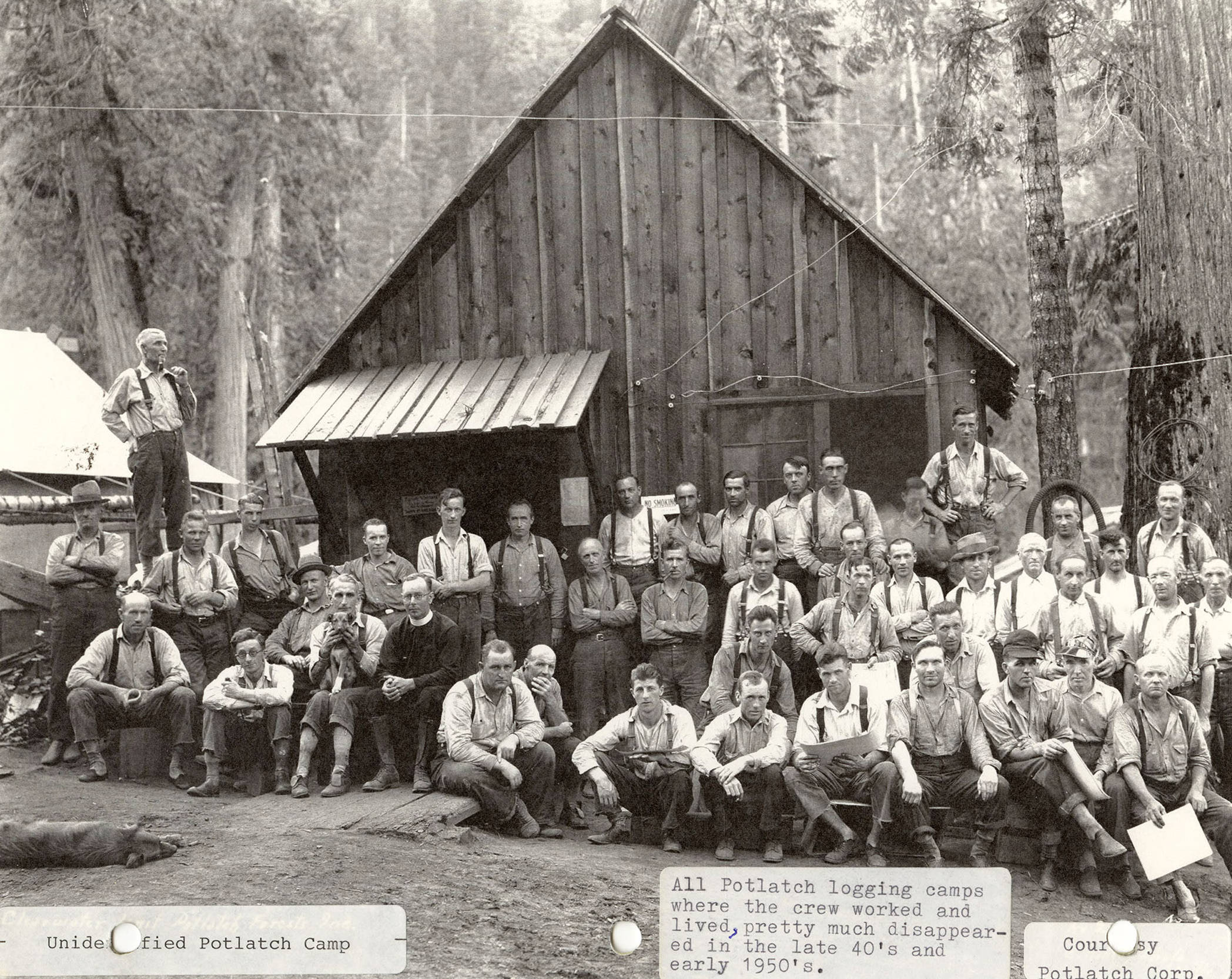 Potlatch Camp Workers Potlatch Historical Society Collection