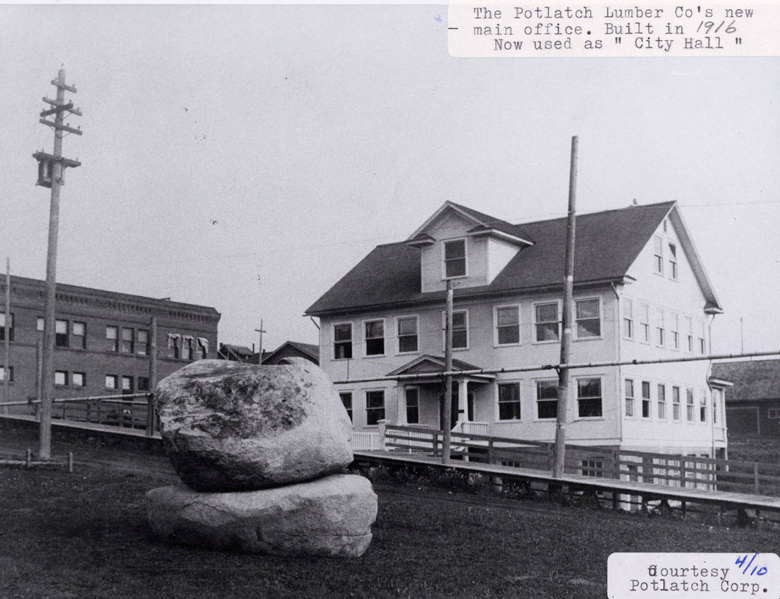 Main Office [3] Potlatch Historical Society Collection