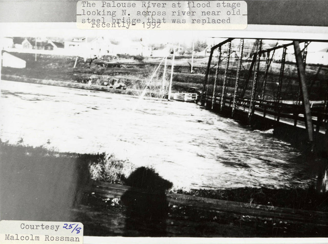 Flooding Palouse River Potlatch Historical Society Collection