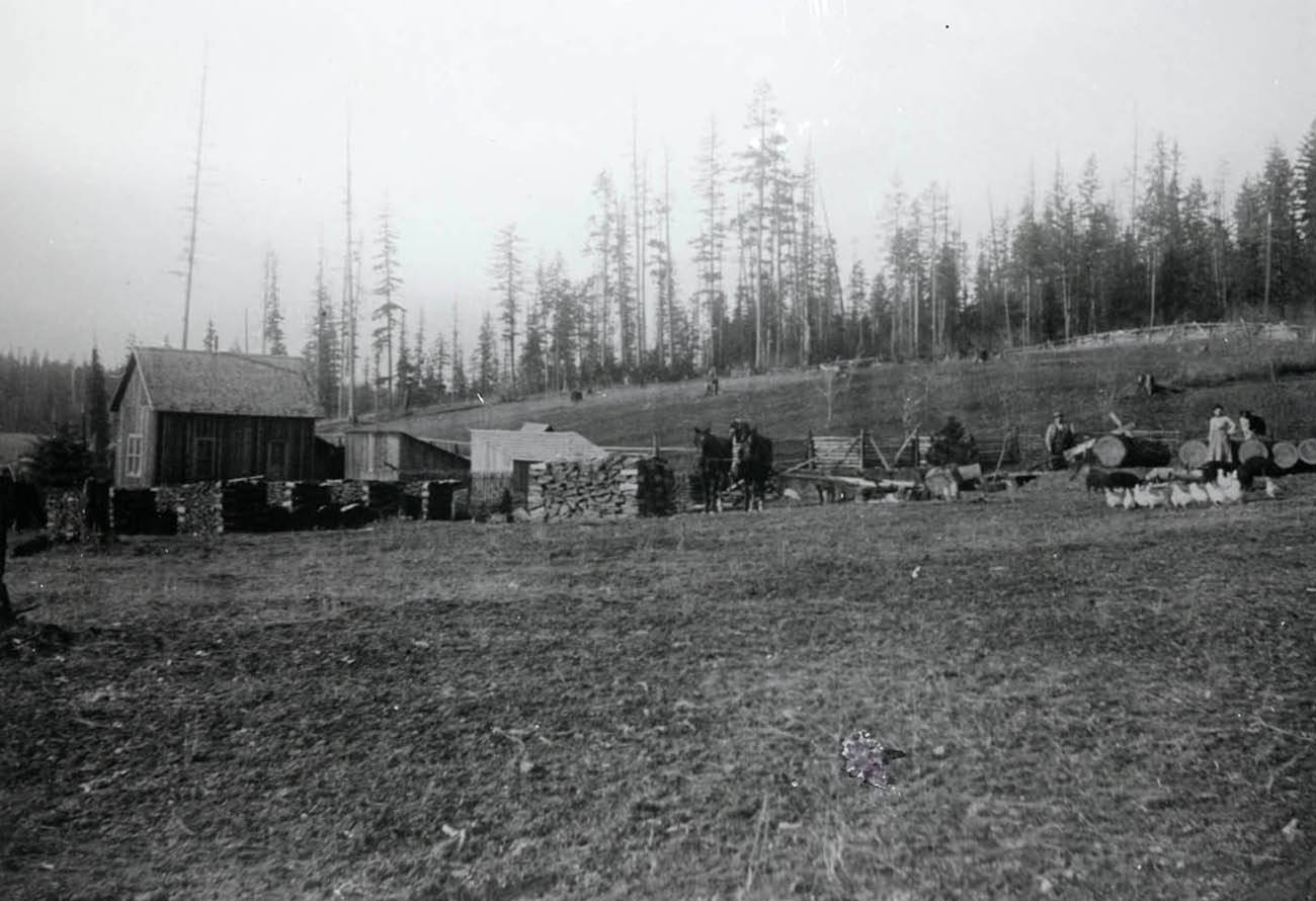 Elmore homestead Potlatch Historical Society Collection