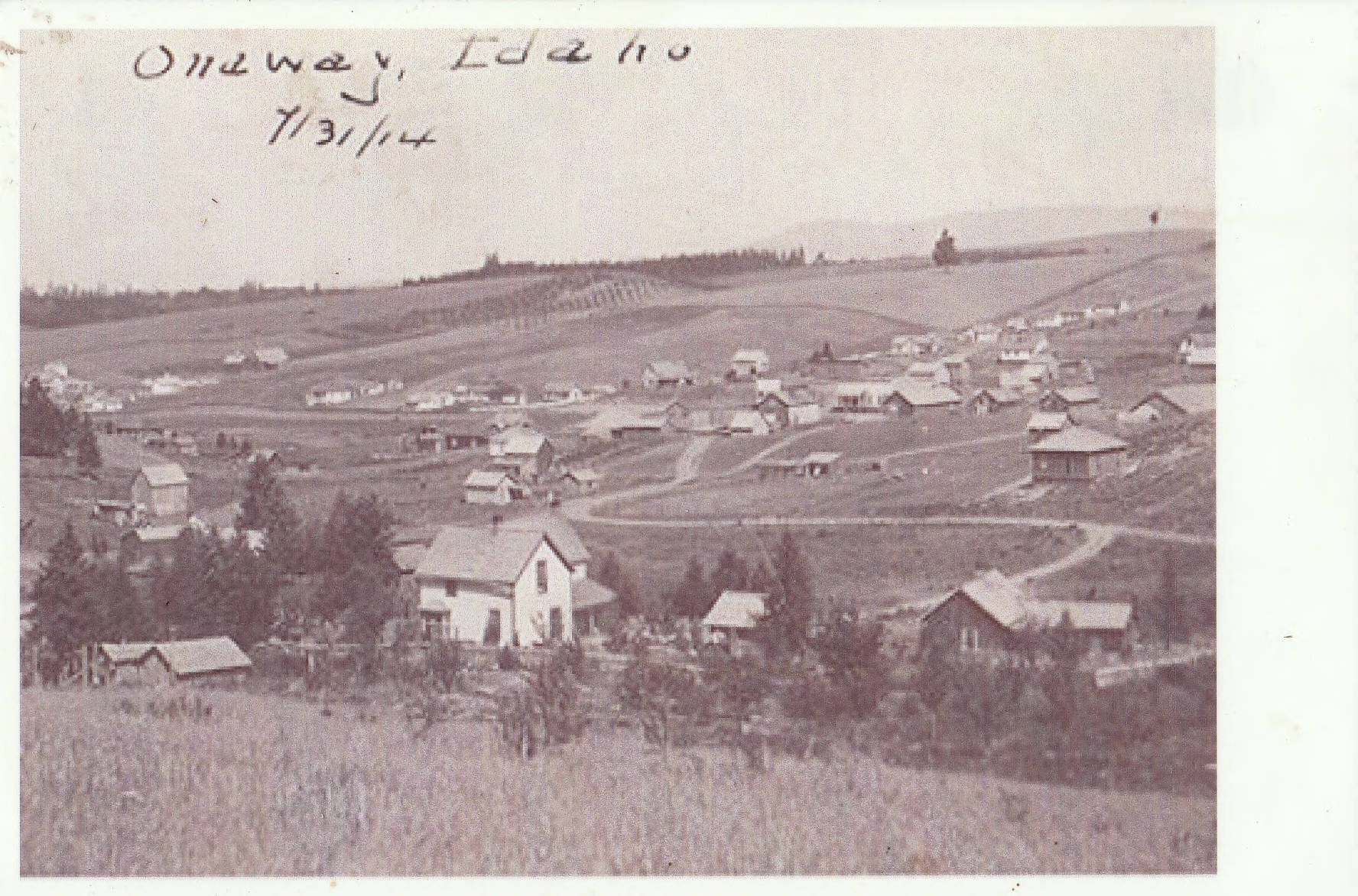 Onaway Idaho 7/31/14 Potlatch Historical Society Collection