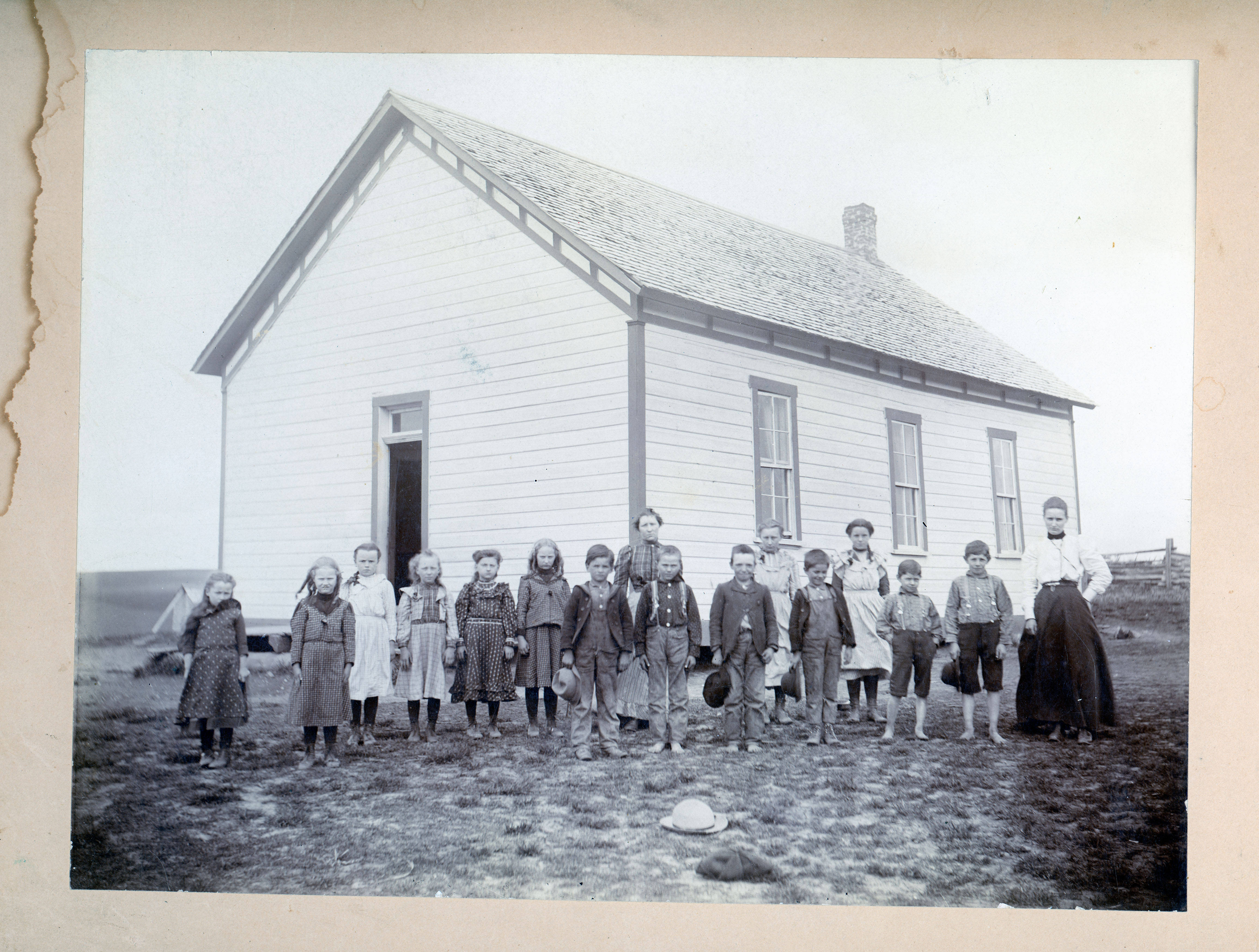 Students and Teacher Potlatch Historical Society Collection