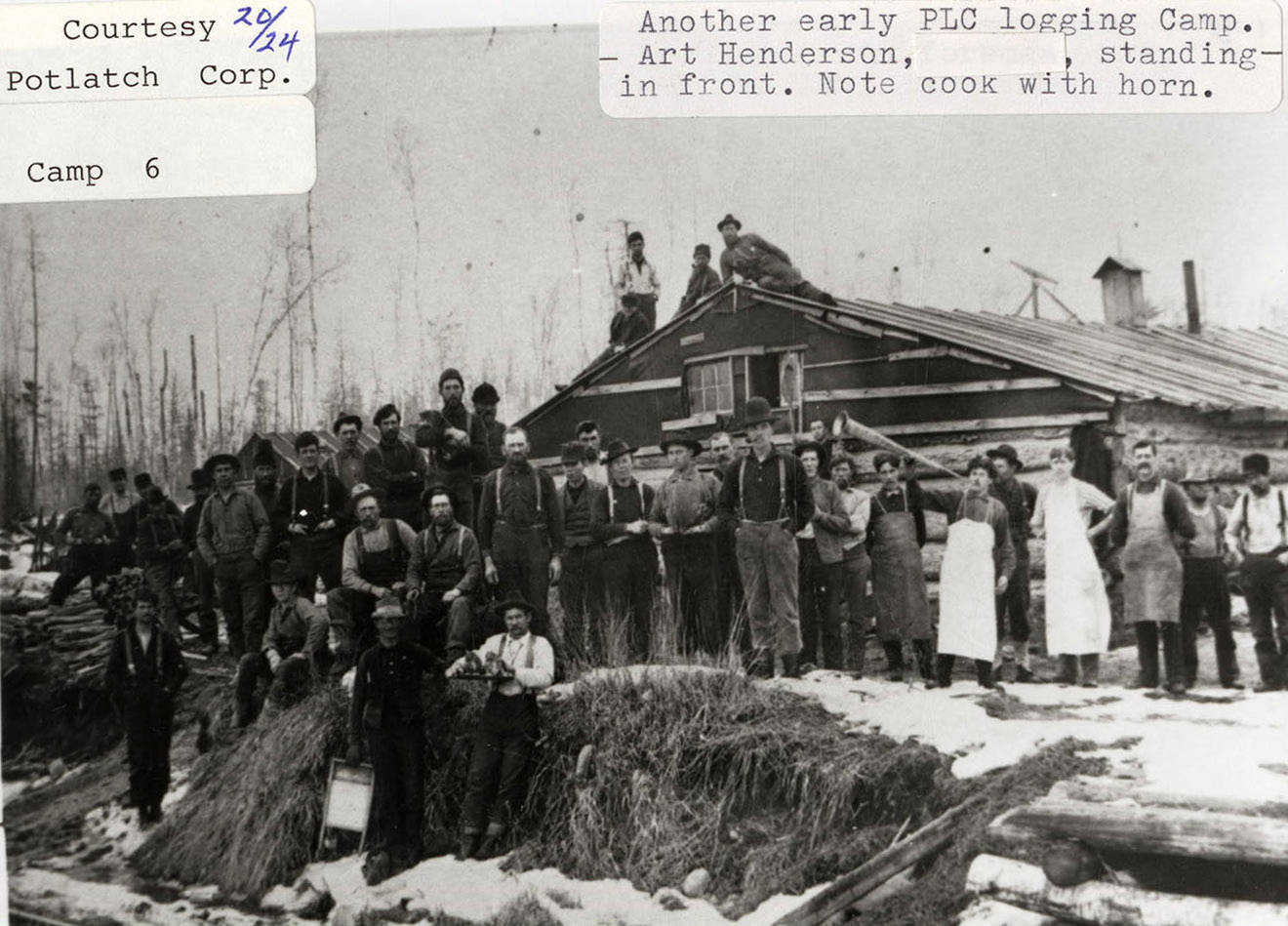 Logging Camp Potlatch Historical Society Collection