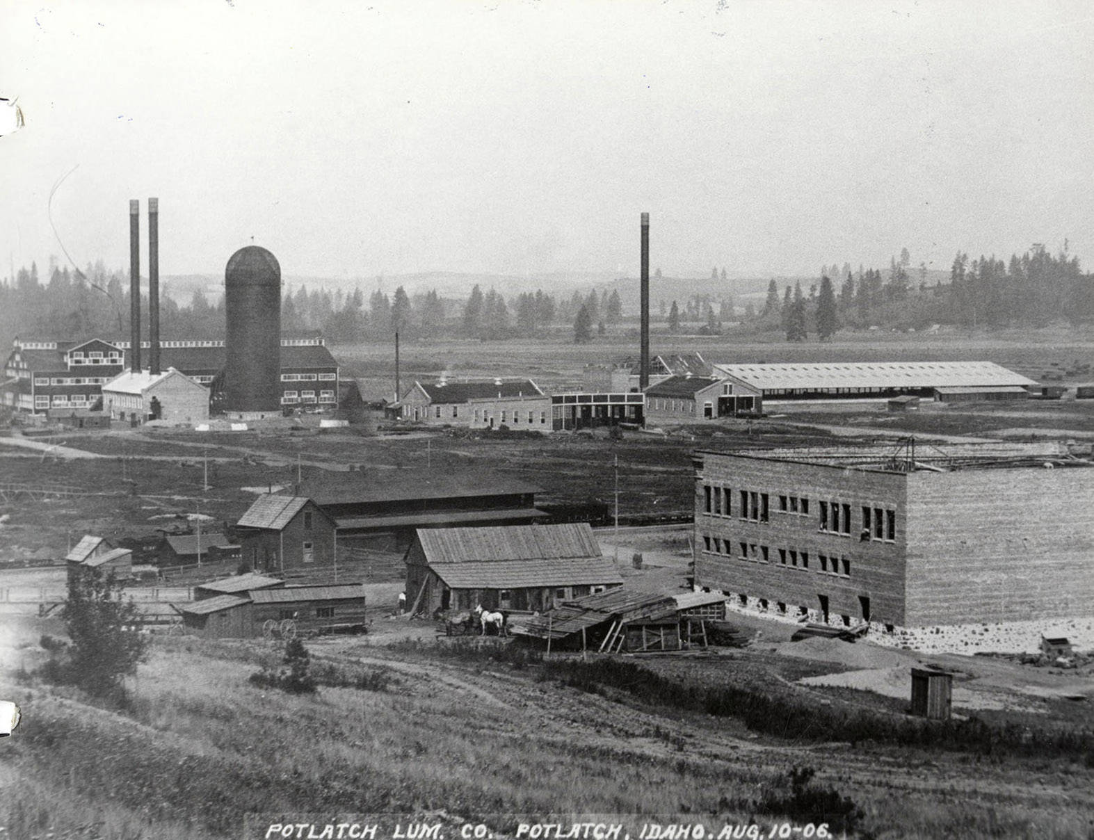 Plant, Shops, and other Buildings Potlatch Historical Society Collection