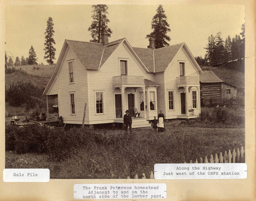 The Frank Peterson Homestead Potlatch Historical Society Collection