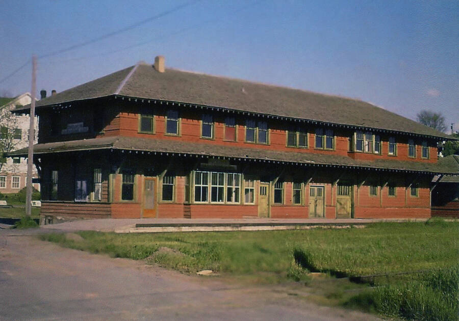 Potlatch Depot [1] Potlatch Historical Society Collection