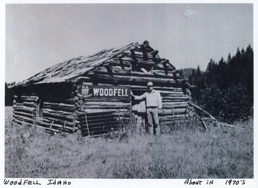 Woodfell, Idaho Post Office [1] Potlatch Historical Society Collection