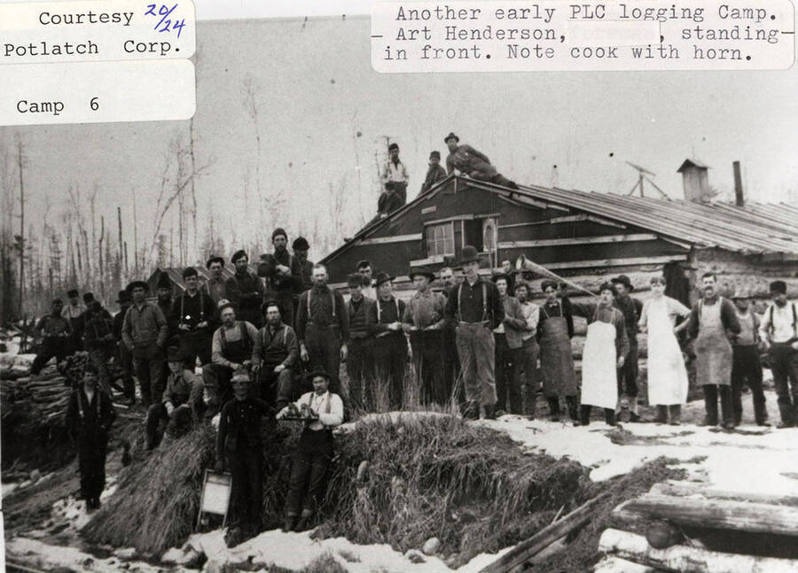 Logging Camp Potlatch Historical Society Collection