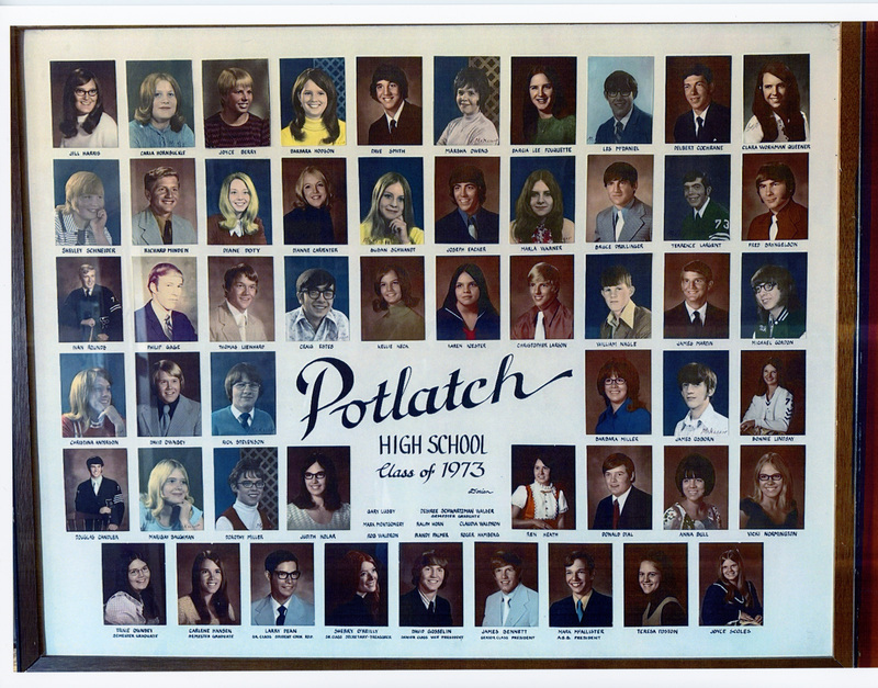 Potlatch High School Class of 1973 Potlatch Historical Society Collection