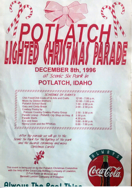 Potlatch Lighted Christmas Parade [01] Potlatch Historical Society