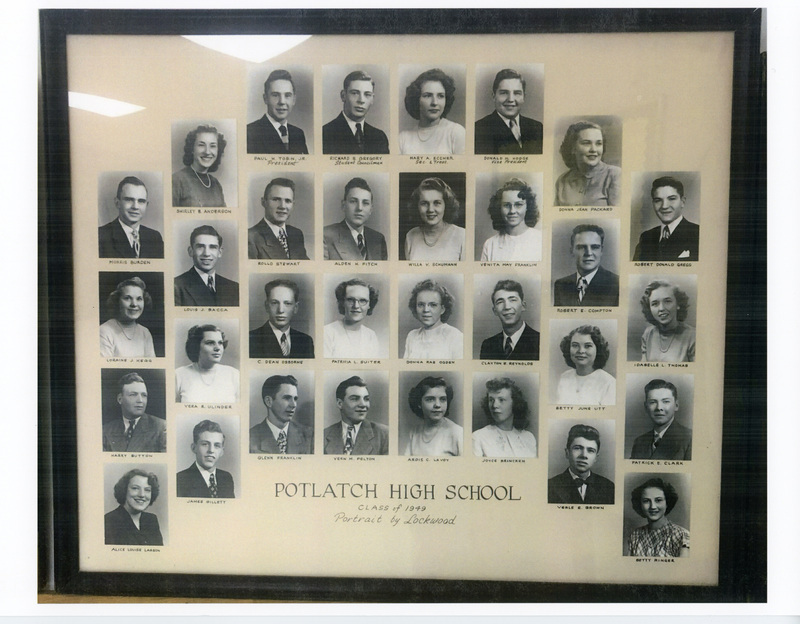 Potlatch High School Class of 1948 Potlatch Historical Society Collection