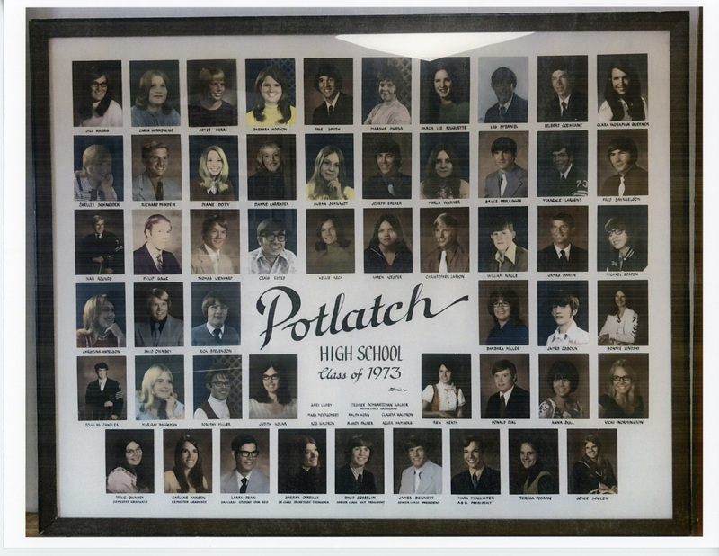 Potlatch High School Class of 1973 Potlatch Historical Society Collection