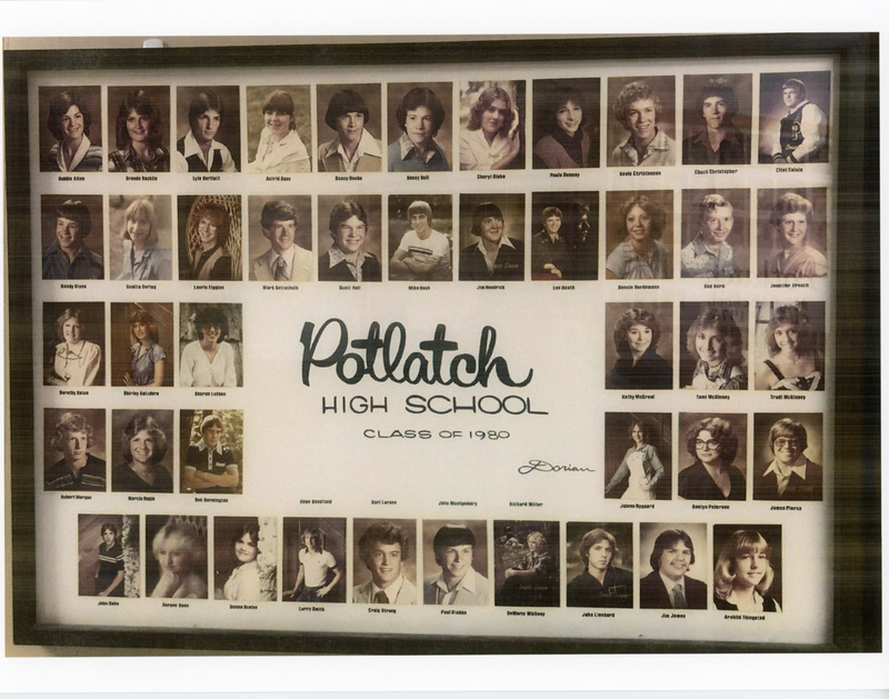 Potlatch High School Class of 1980 Potlatch Historical Society Collection