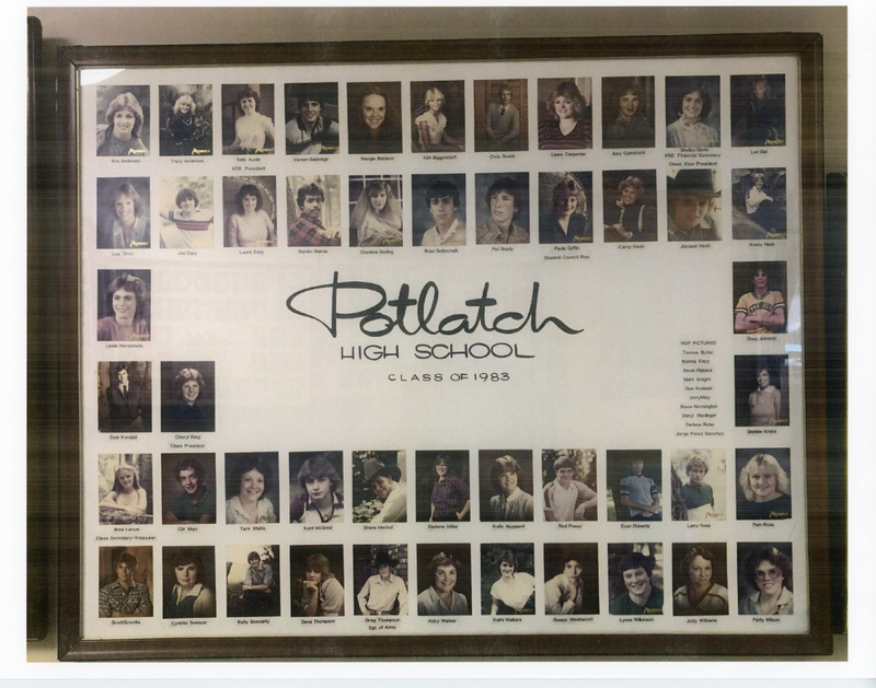 Potlatch High School Class of 1983 Potlatch Historical Society Collection