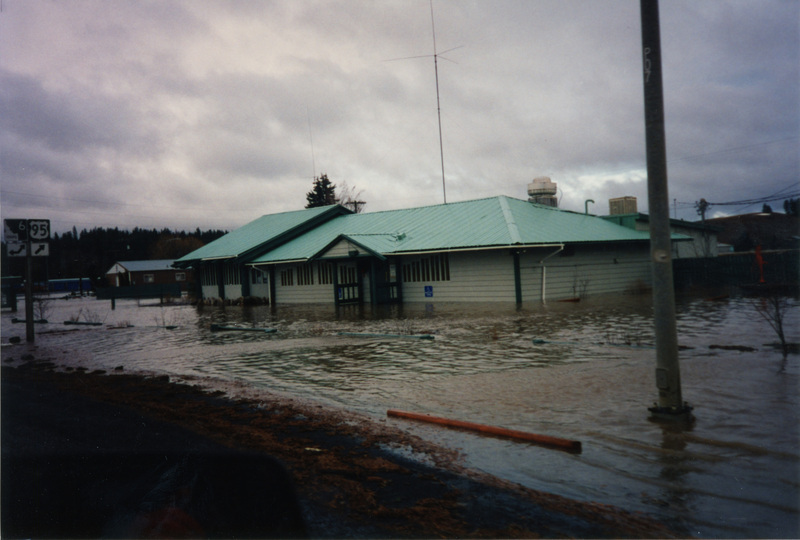 Flood around the Potlatch Public Library Potlatch Historical Society