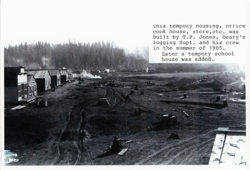 Temporary housing, office, cook house, and store Potlatch Historical