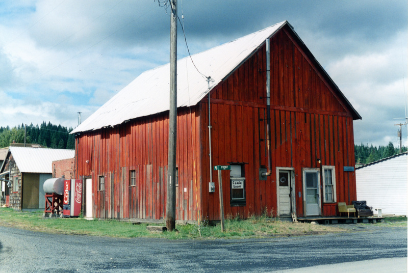 Potlatch Lumber Company office at Elk River Potlatch Historical Society Collection
