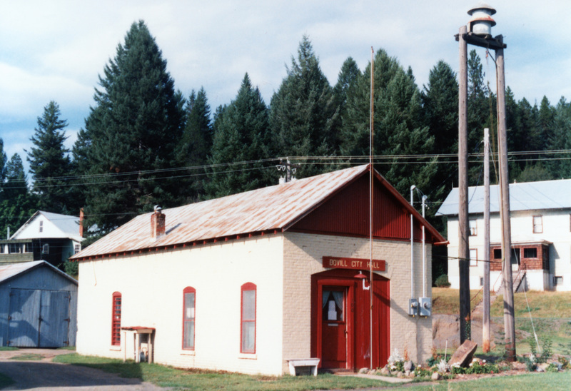 Bovill City Hall Potlatch Historical Society Collection