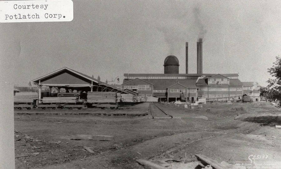 Potlatch Lumber Company Mill and Burner Potlatch Historical Society