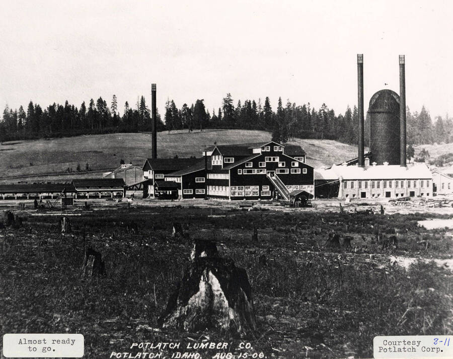 New Potlatch Lumber Mill [2] Potlatch Historical Society Collection