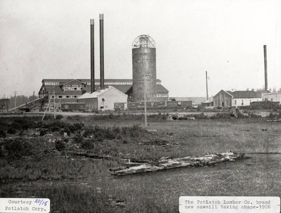 New Potlatch Lumber Mill [3] Potlatch Historical Society Collection
