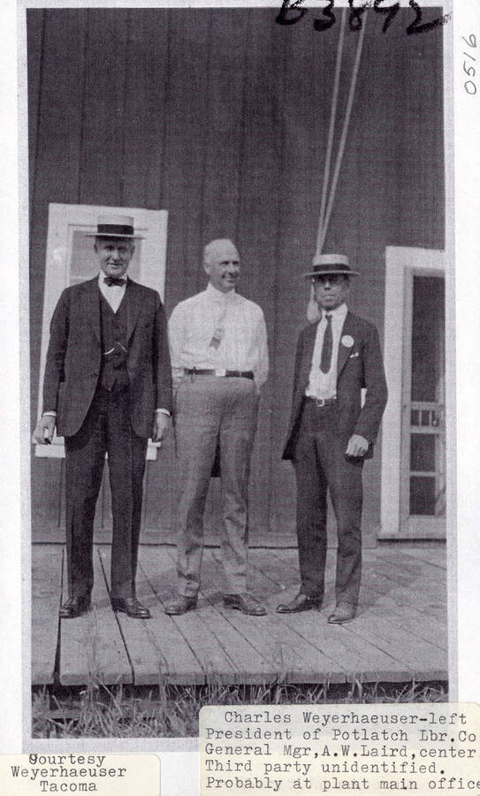 Charles Weyerhaeuser and A.W. Laird Potlatch Historical Society