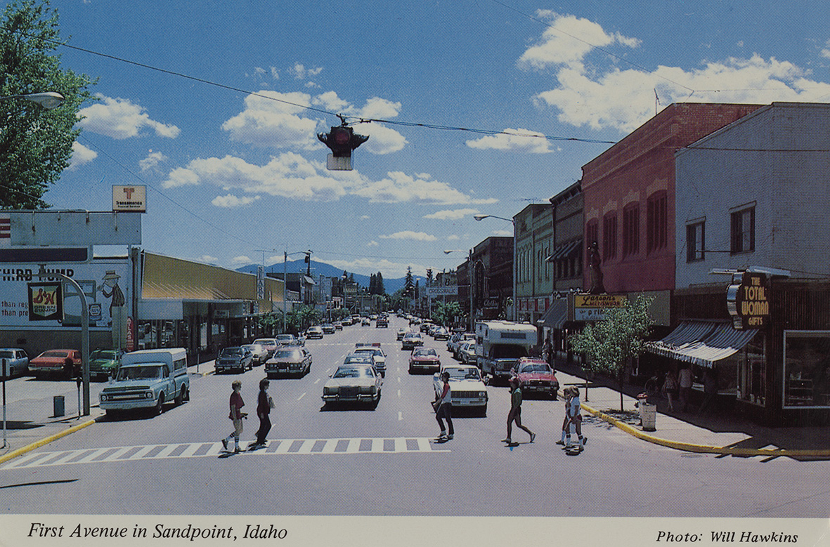First Avenue in Sandpoint, Idaho. Northwest Historical Postcards