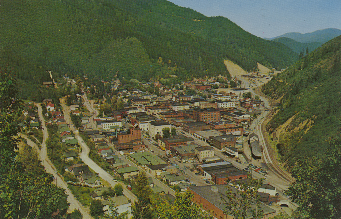 Wallace, Idaho, overview Northwest Historical Postcards Collection