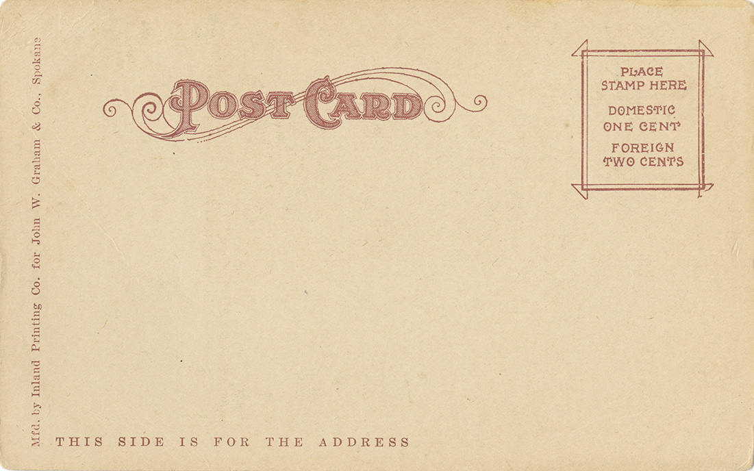 Entrance to Davenport's Restaurant, Spokane, Washington Northwest Historical Postcards Collection