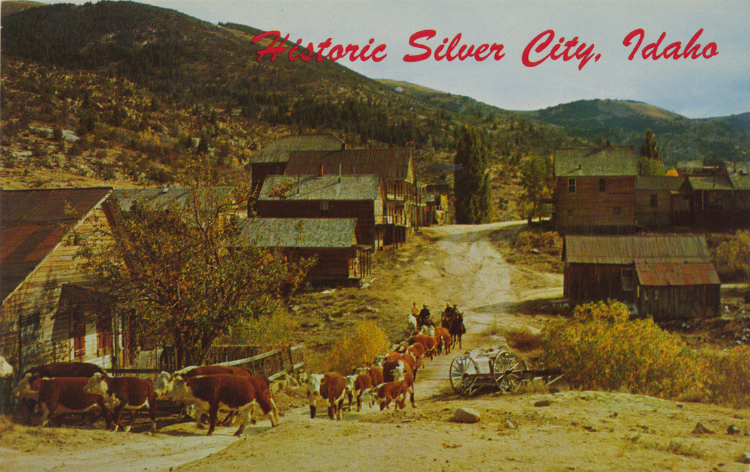 Historic Silver City, Idaho Northwest Historical Postcards Collection