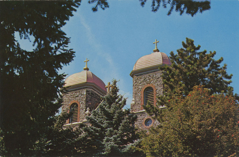 The twin towers of St. Gertrude's Convent, Cottonwood, Idaho