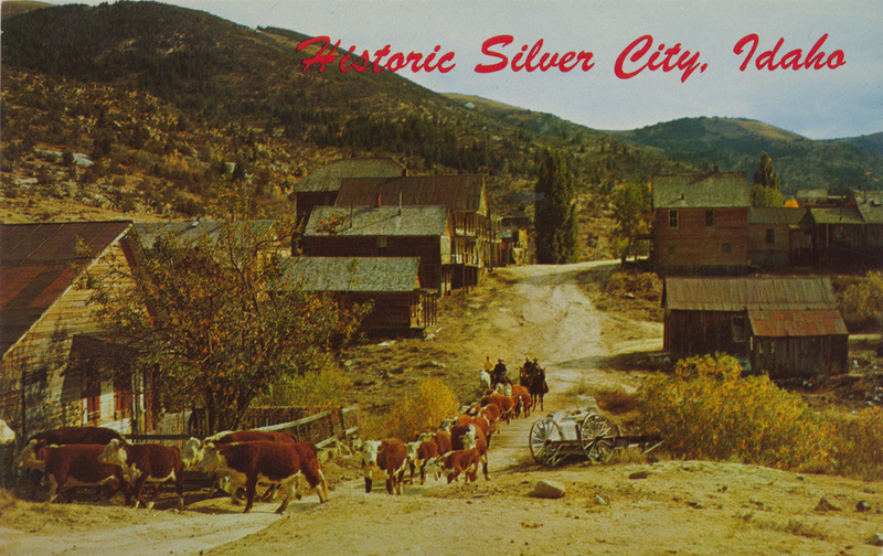 Historic Silver City, Idaho Northwest Historical Postcards Collection