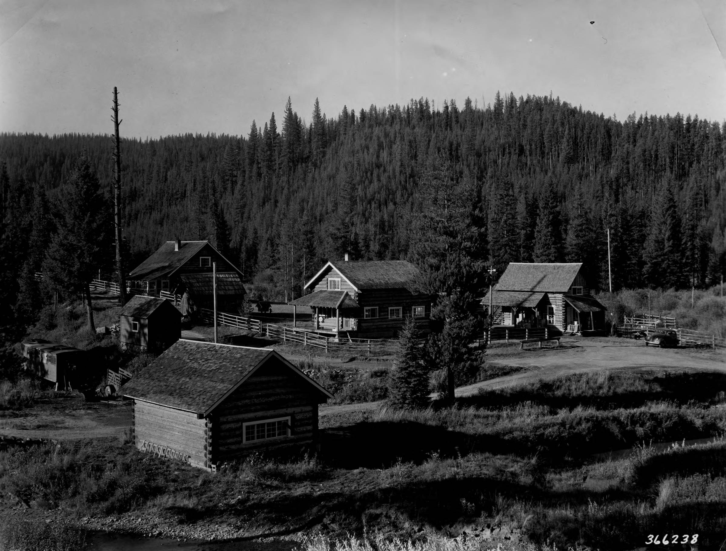 Red River Ranger Station, Nez Perce National Forest, Built 1920 The