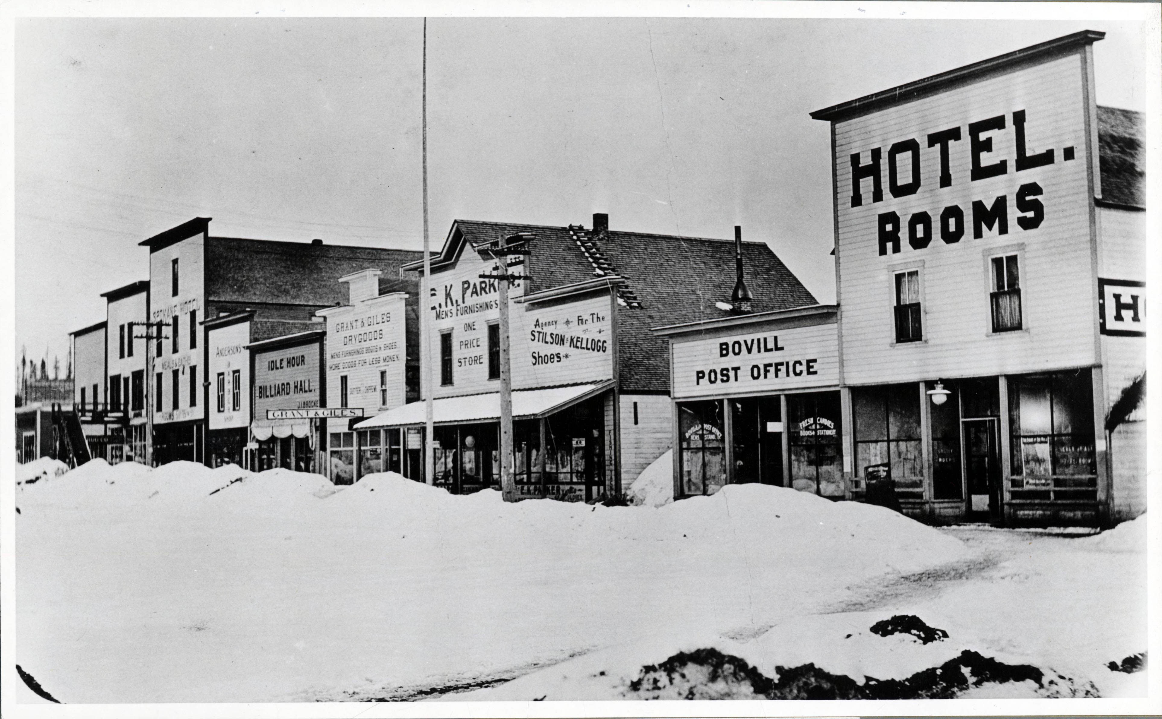 Main street, Bovill, Idaho The Trees Grew Tall Photograph Collection