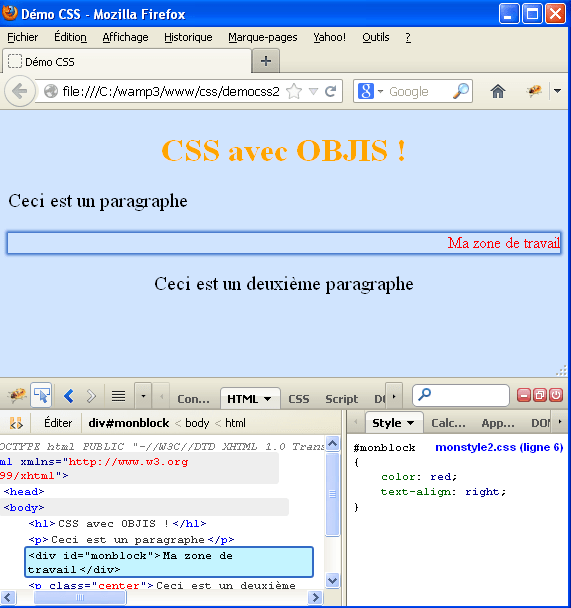 Tutoriel CSS N°2 sélecteurs 'id' et 'class'