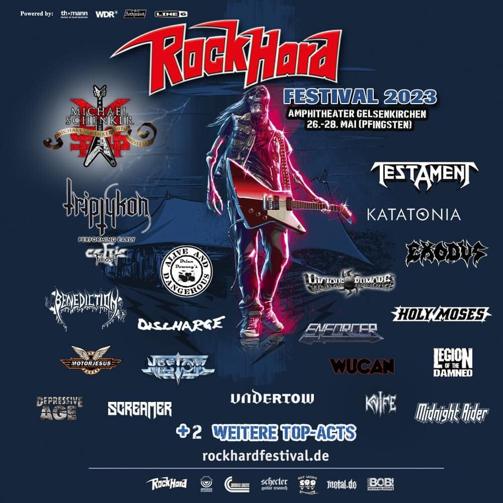 Rock Hard Festival Komplettes LineUp & Running Order bekannt gegeben
