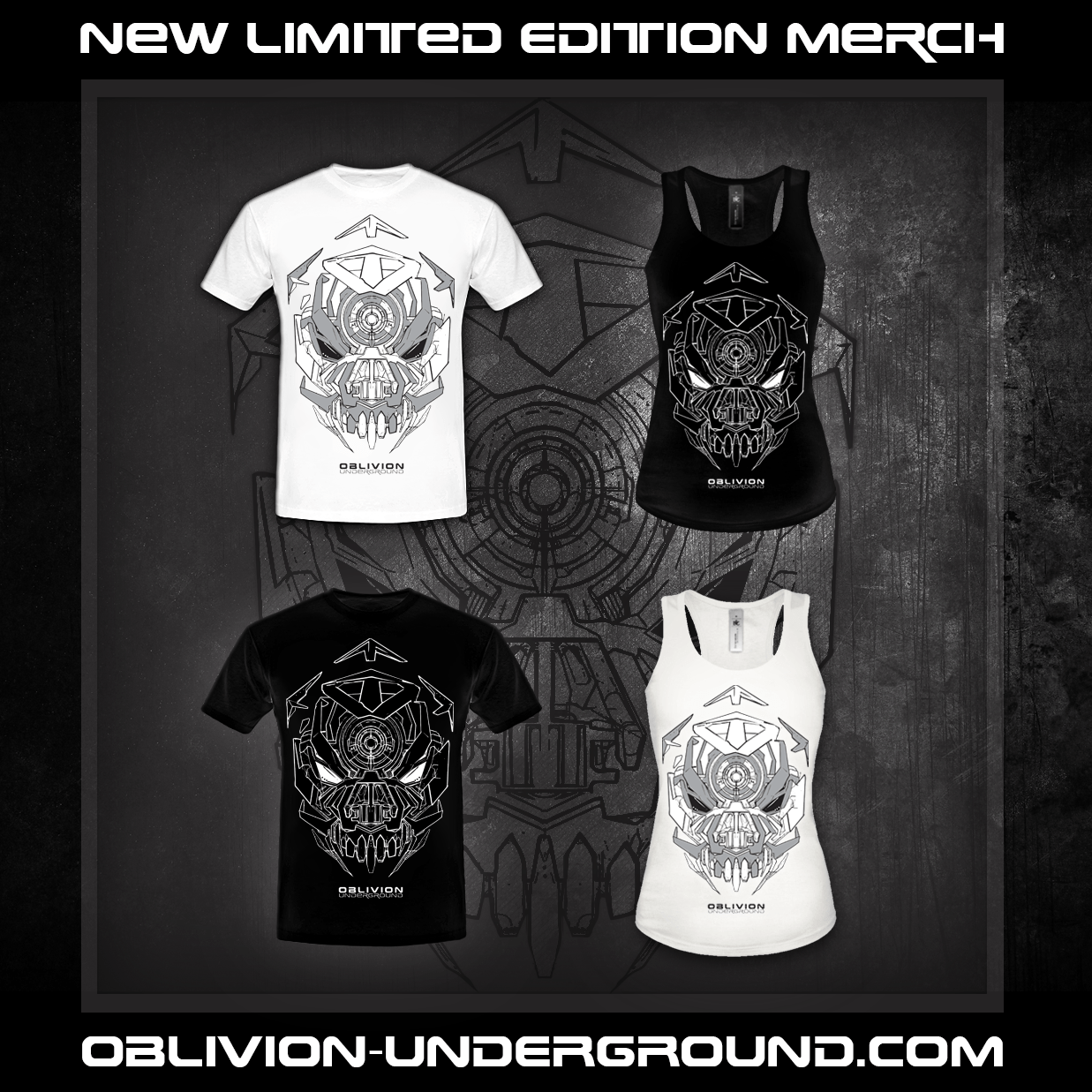 NEW LIMITED EDITION Oblivion Underground MERCH Oblivion Underground