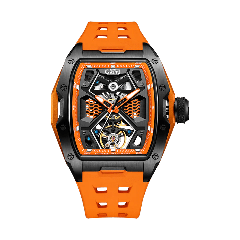 Bonest Gatti BG5501A2 Men's Luxury Automatic Skeleton Watch Best Wa