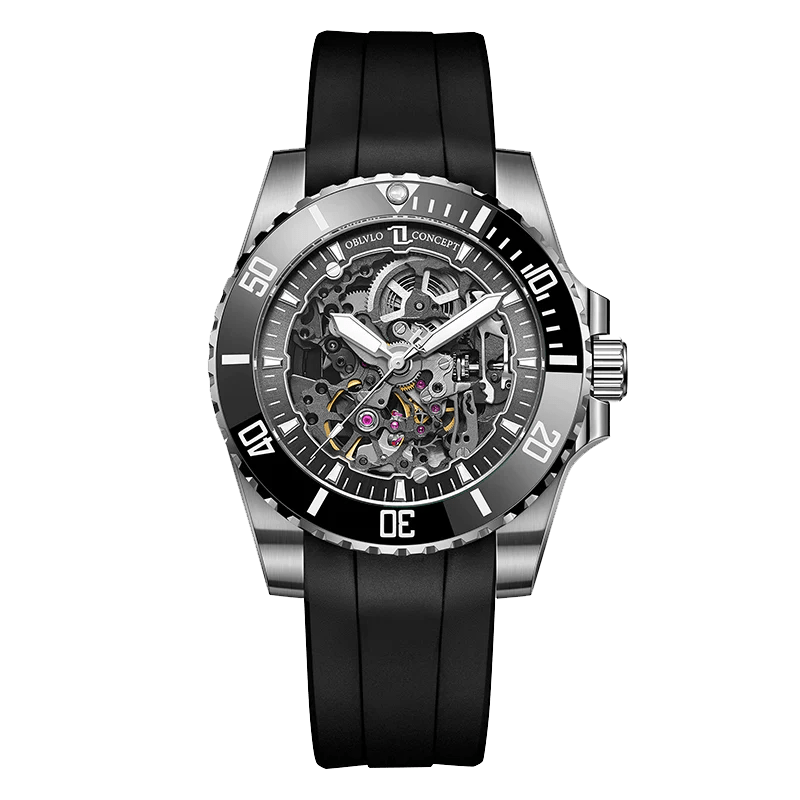Best Affordable Luxury Automatic Skeleton Dive Watch Under 1000 Obl