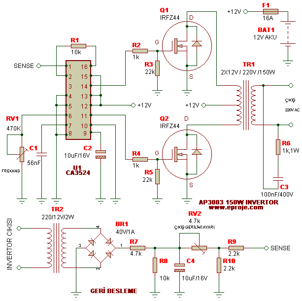 1000w dc-ac inverter circuit diagram | Forum for Electronics