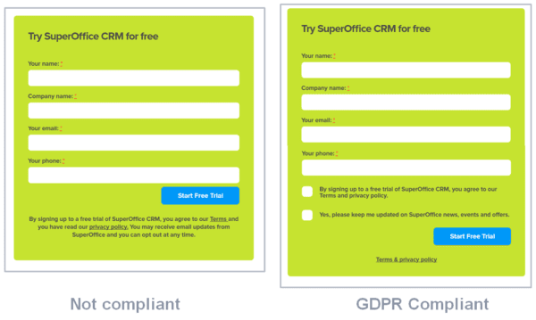 GDPR and website contact forms basic steps you need to take O’Brien