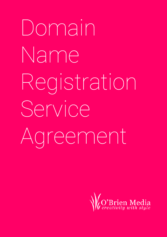 Domain Name Registration Service • O’Brien Media site Design