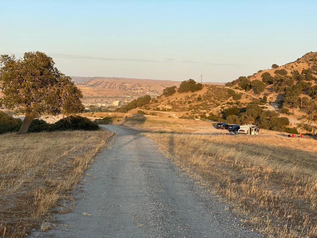 Trailer camping in Paso Robles