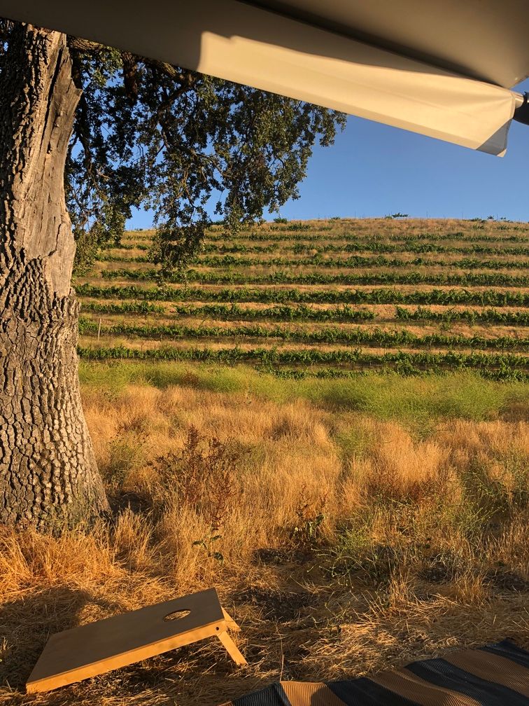 Trailer camping in Paso Robles